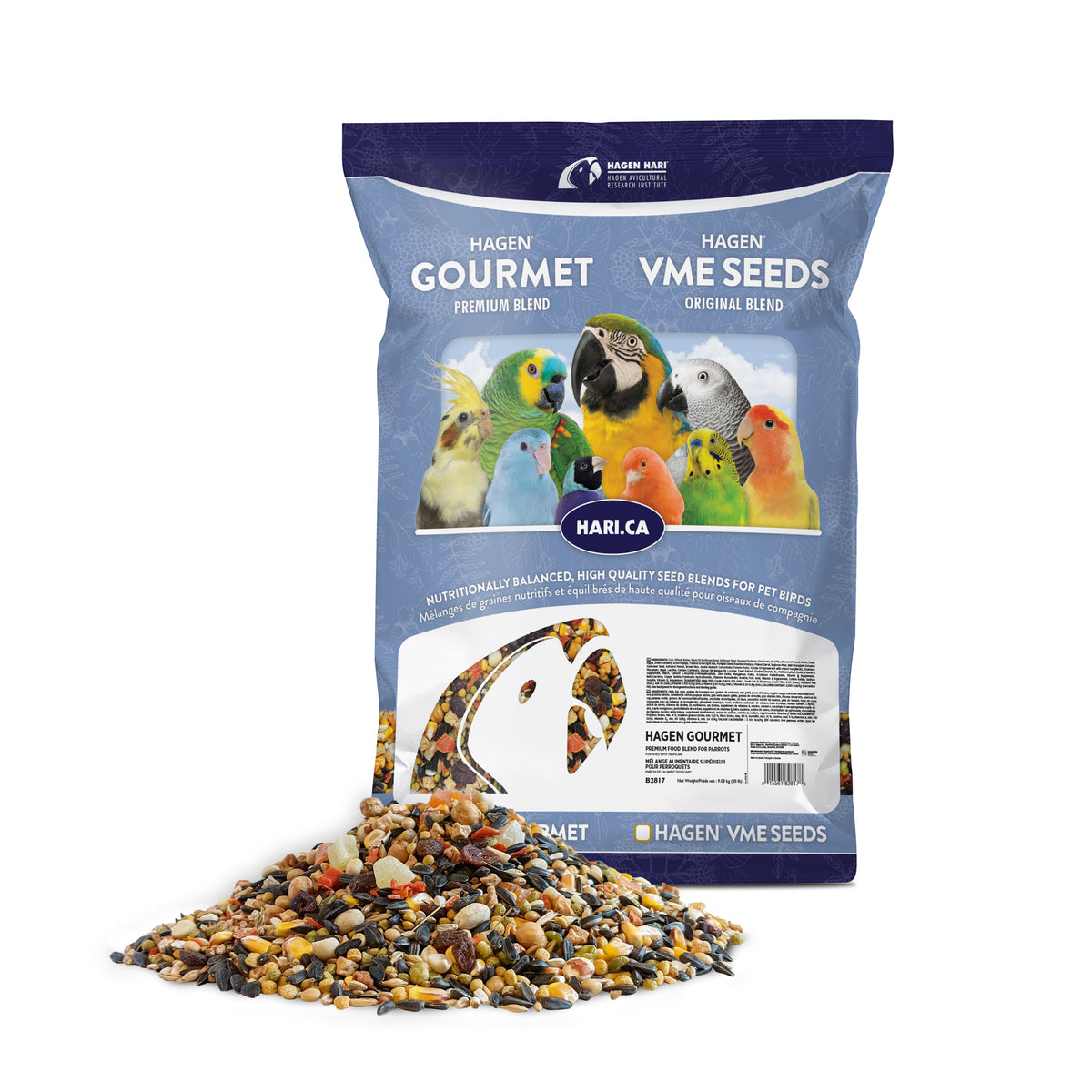 Mélange Gourmet HARI de qualité supérieure pour perroquets, 9,08 kg, VRAC