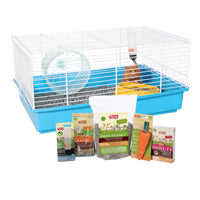 Cage équipée Living World pour hamster, L. 46 x l. 29 x H. 23 cm (18 x 11,4 x 9 po)