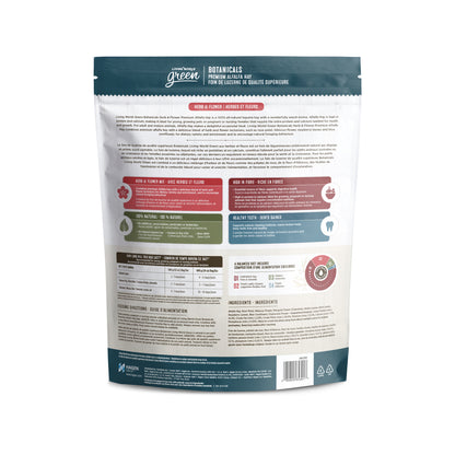 Foin de luzerne Botanicals Living World Green de qualité supérieure, Herbes et fleurs, 340 g