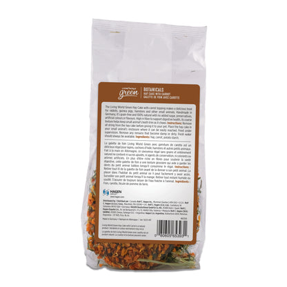 Galette de foin Botanicals Living World Green, carotte, 75 g (2,6 oz)