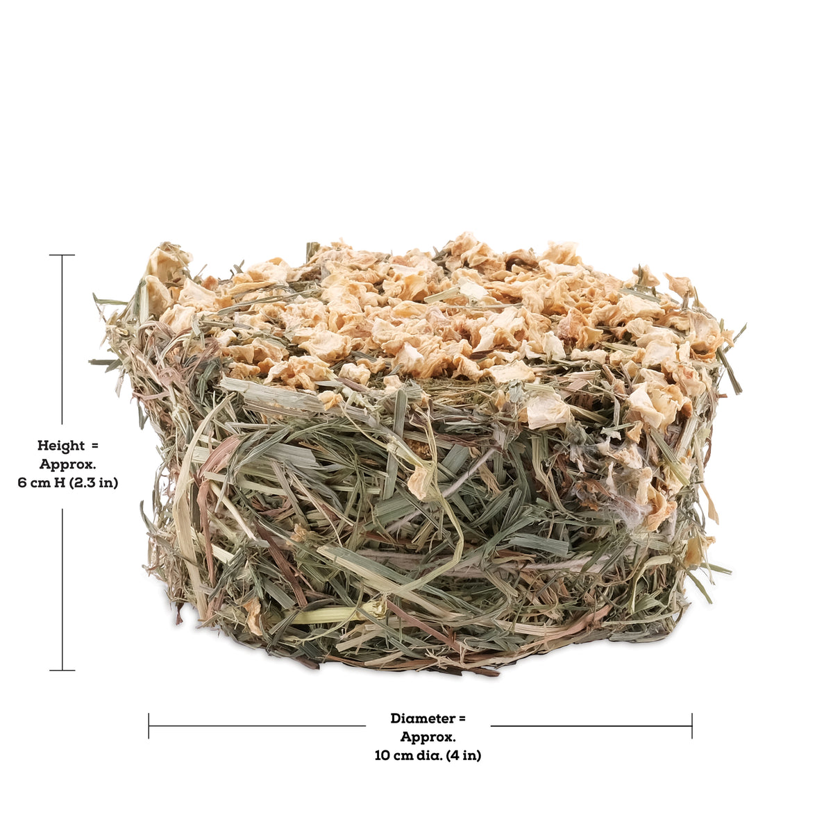 Galette de foin Botanicals Living World Green, panais, 75 g (2,6 oz)