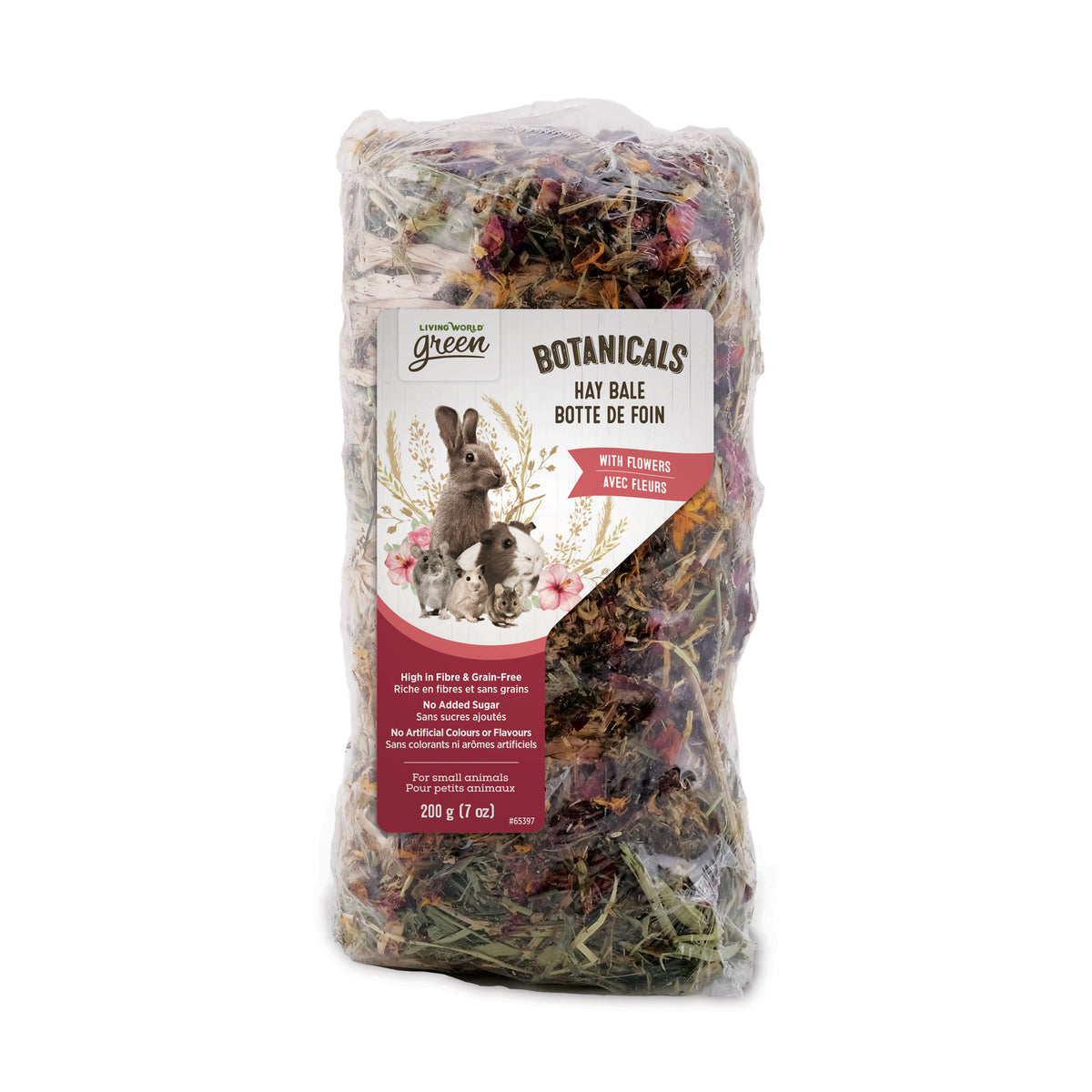 Botte de foin Botanicals Living World Green, fleurs, 200 g (7 oz)