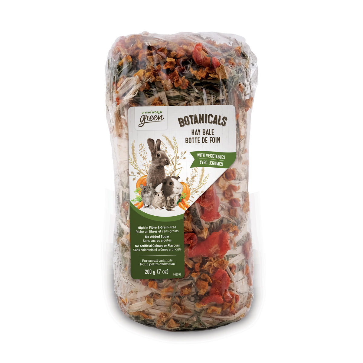 Botte de foin Botanicals Living World Green, légumes, 200 g (7 oz)