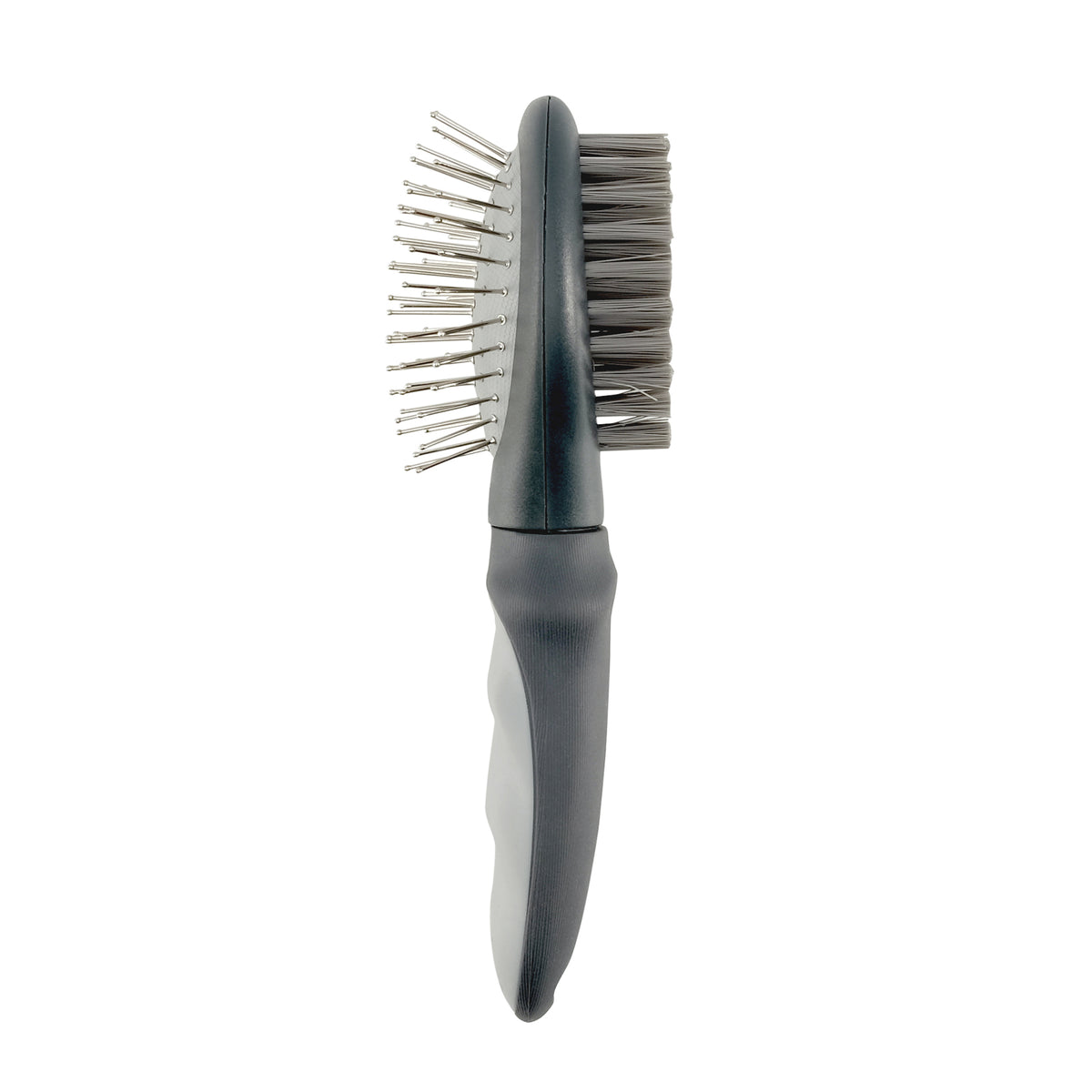 Brosse 2 en 1 Essentials Le Salon, poils de nylon/aiguilles d’acier, petite
