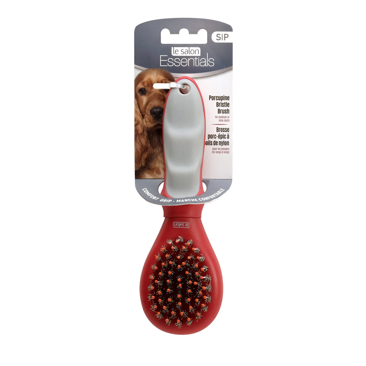 Brosse porcépic Essentials Le Salon à poils de nylon pour chiens, petite