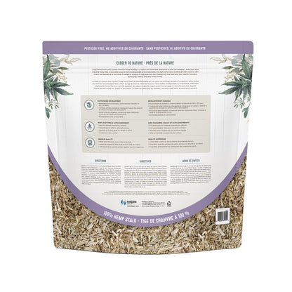 Litière de chanvre Living World Green Ultra Comfort de première qualité, 50 L
