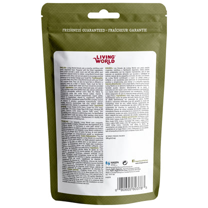 Gâteries Living World pour petits animaux, beignets, 120 g (4,2 oz)