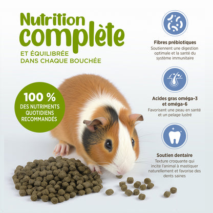 Aliment Extrusion Living World pour cochons d’Inde, 1,4 kg (3,1 lb)
