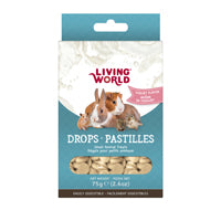 Gâteries Living World pour petits animaux, pastilles, arôme de yogourt, 75 g (2,6 oz)