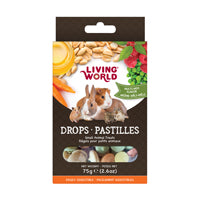 Gâteries Living World pour petits animaux, pastilles, arôme méli-mélo, 75 g (2,6 oz)