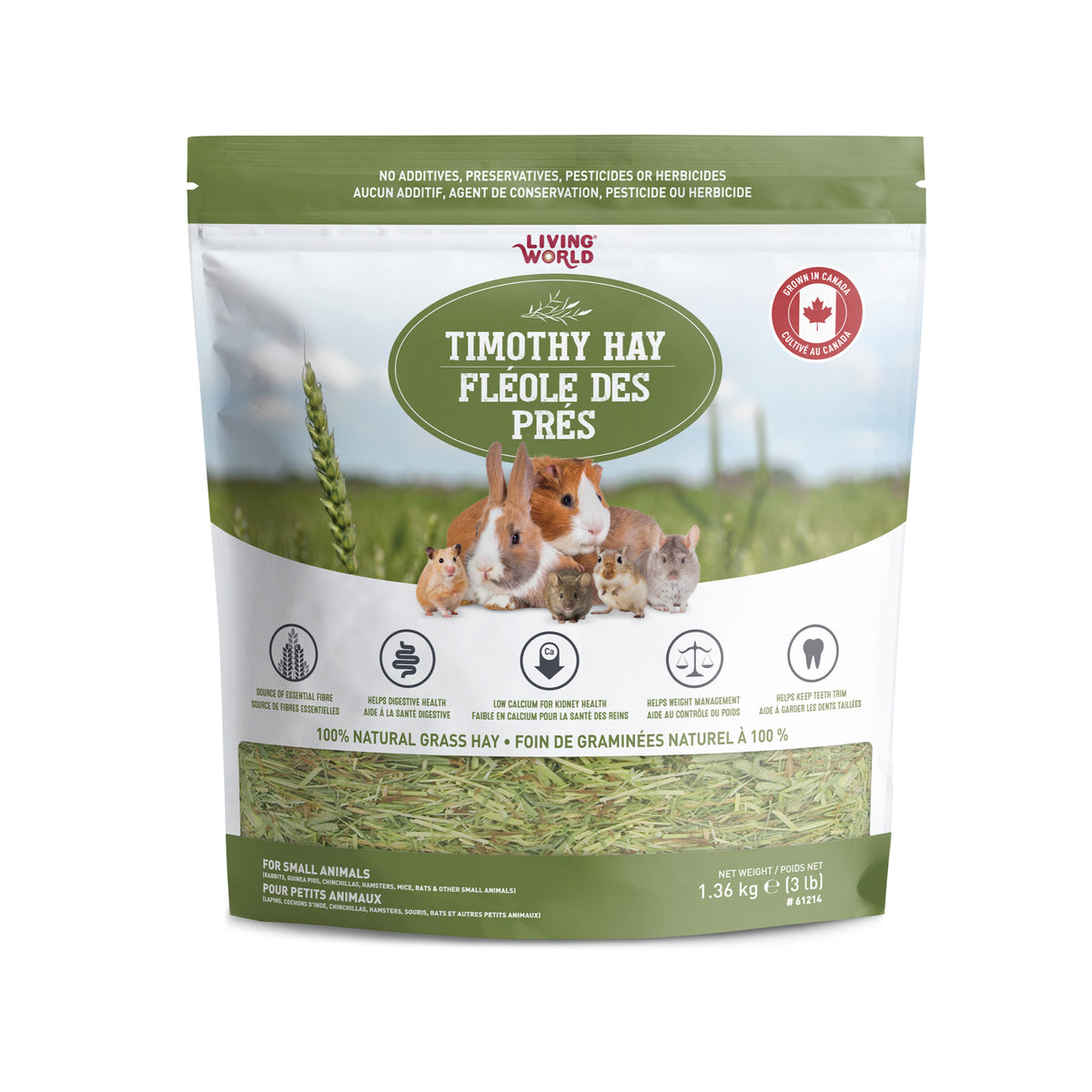 Fléole des prés Living World, 1,36 kg (3 lb)