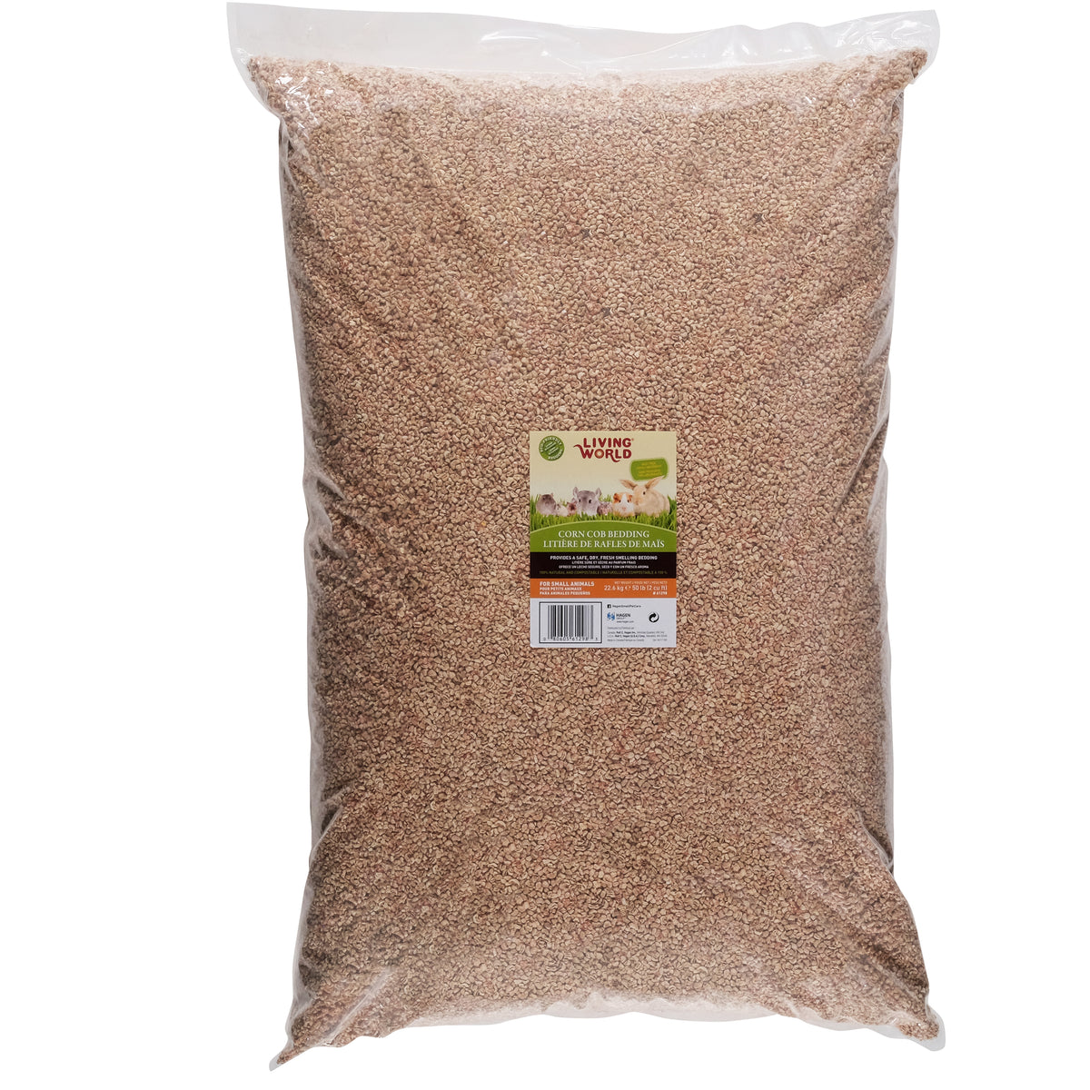 Litière de rafles de maïs Living World, 22,7 kg (50 lb)