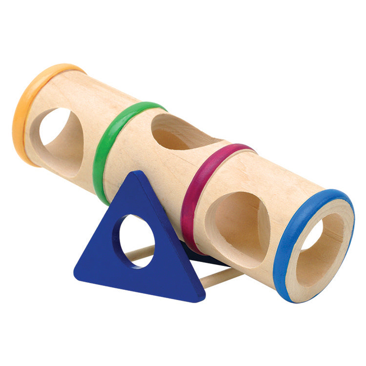 Bascule colorée Playground Living World en bois, 17 x 7 x 9 cm (6,7 x 2,75 x 3,5 po)