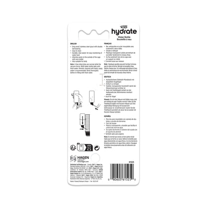 Bouteille à eau étanche Living World avec support pour petits animaux, très petite, 50 ml (2 oz liq.)