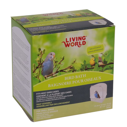 Baignoire extérieure Living World pour oiseaux, grande