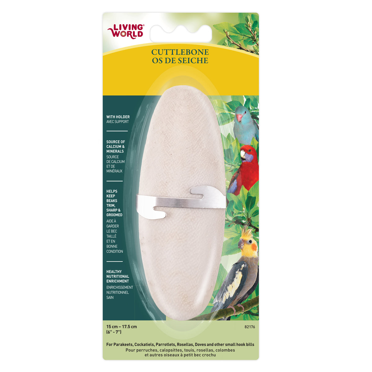 Os de seiche Living World avec attache, grand, 1518 cm (67 po)