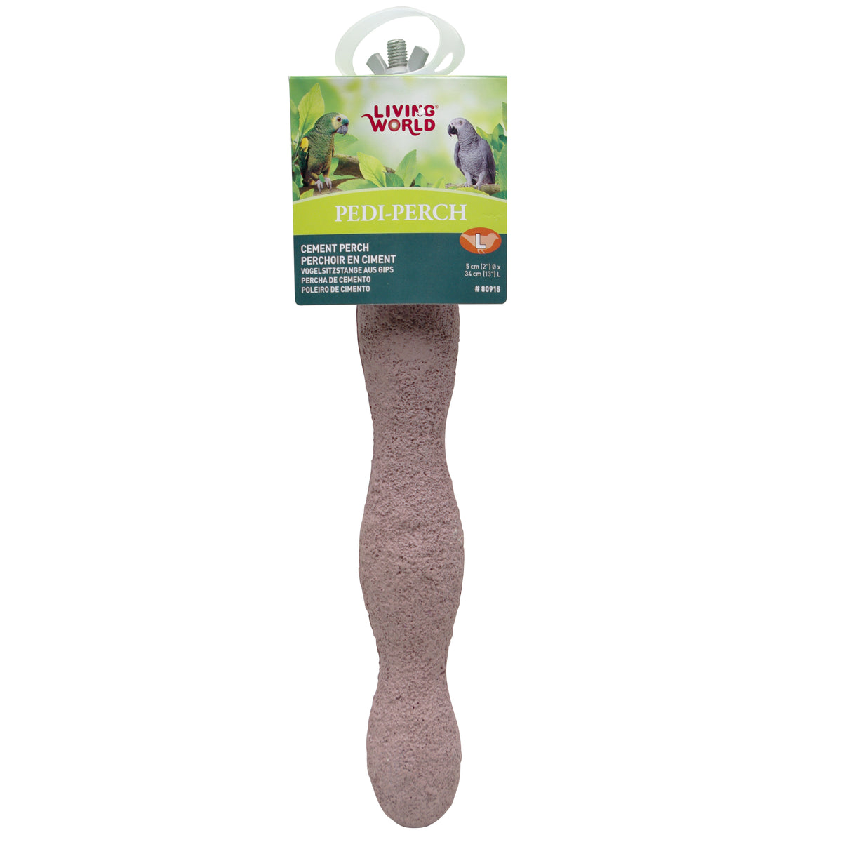 Perchoir PediPerch Living World, grand, 5 x 34 cm (2 x 13 po)