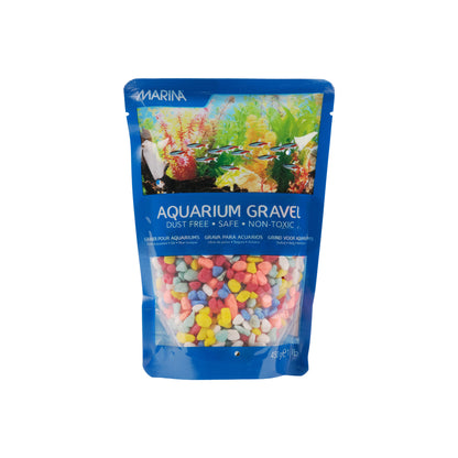Gravier décoratif Marina, sac autoportant, arcenciel, 450 g  (1 lb)