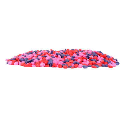 Gravier Marina Betta, sac autoportant, rose, rouge et violet, 500 g (1,1 lb)