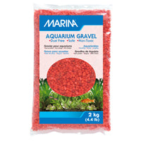 Gravier décoratif Marina, orange, 2 kg (4,4 lb)