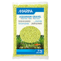 Gravier décoratif Marina, vert lime, 2 kg (4,4 lb)