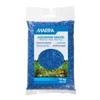Gravier décoratif Marina, bleu ton sur ton, 10 kg (22 lb)