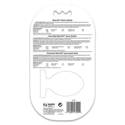 Granulés flottants Nutrafin basix pour bettas, cartouche de 12 g (0,4 oz)
