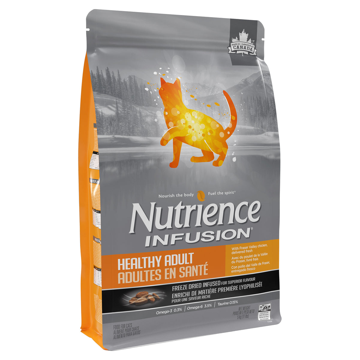 Nourriture Nutrience Infusion, Chats adultes en santé, Poulet, 5 kg