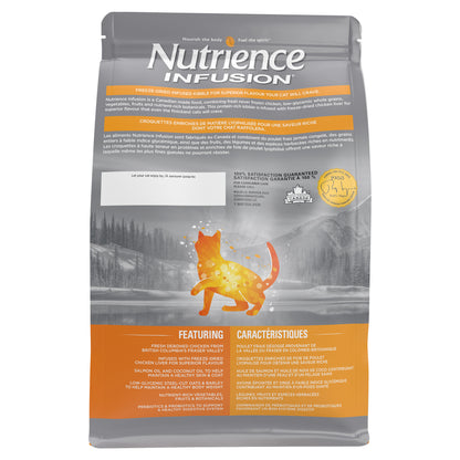 Nourriture Nutrience Infusion, Chats adultes en santé, Poulet, 5 kg
