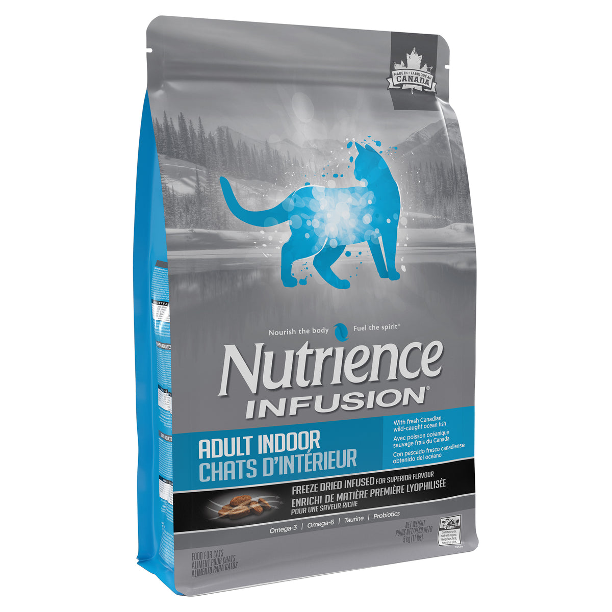 Nourriture Nutrience Infusion, Chats d’intérieur adultes, Poisson océanique, 5 kg