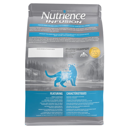 Nourriture Nutrience Infusion, Chats d’intérieur adultes, Poisson océanique, 5 kg
