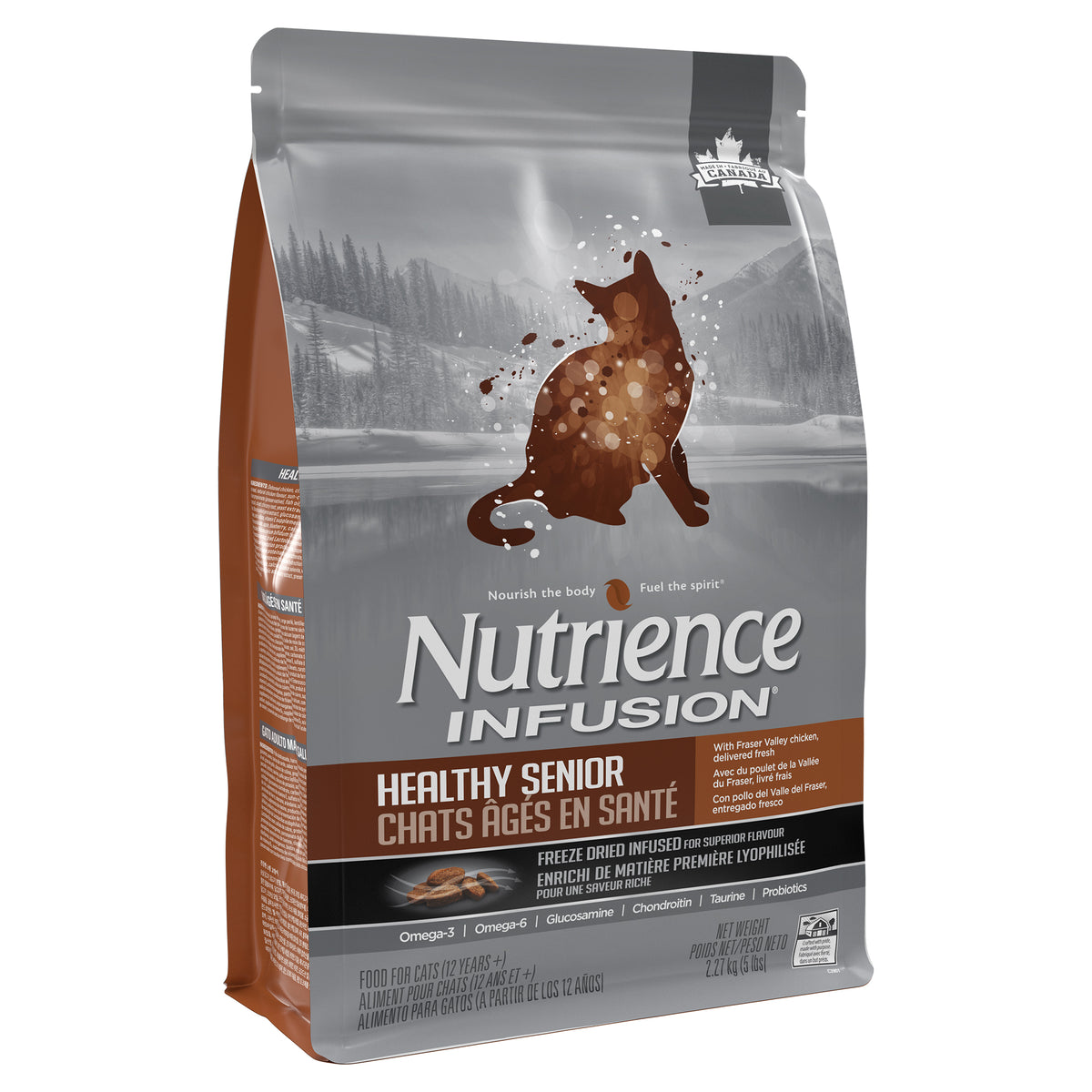 Nourriture Nutrience Infusion, Chats âgés en santé, Poulet, 2,27 kg