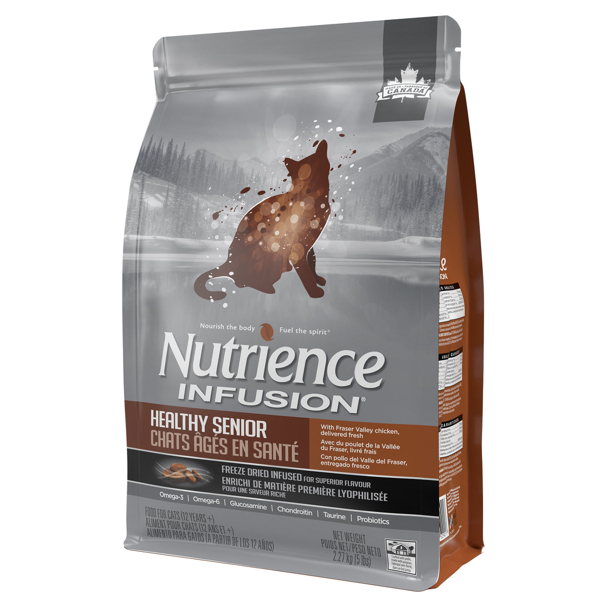 Nourriture Nutrience Infusion, Chats âgés en santé, Poulet, 2,27 kg
