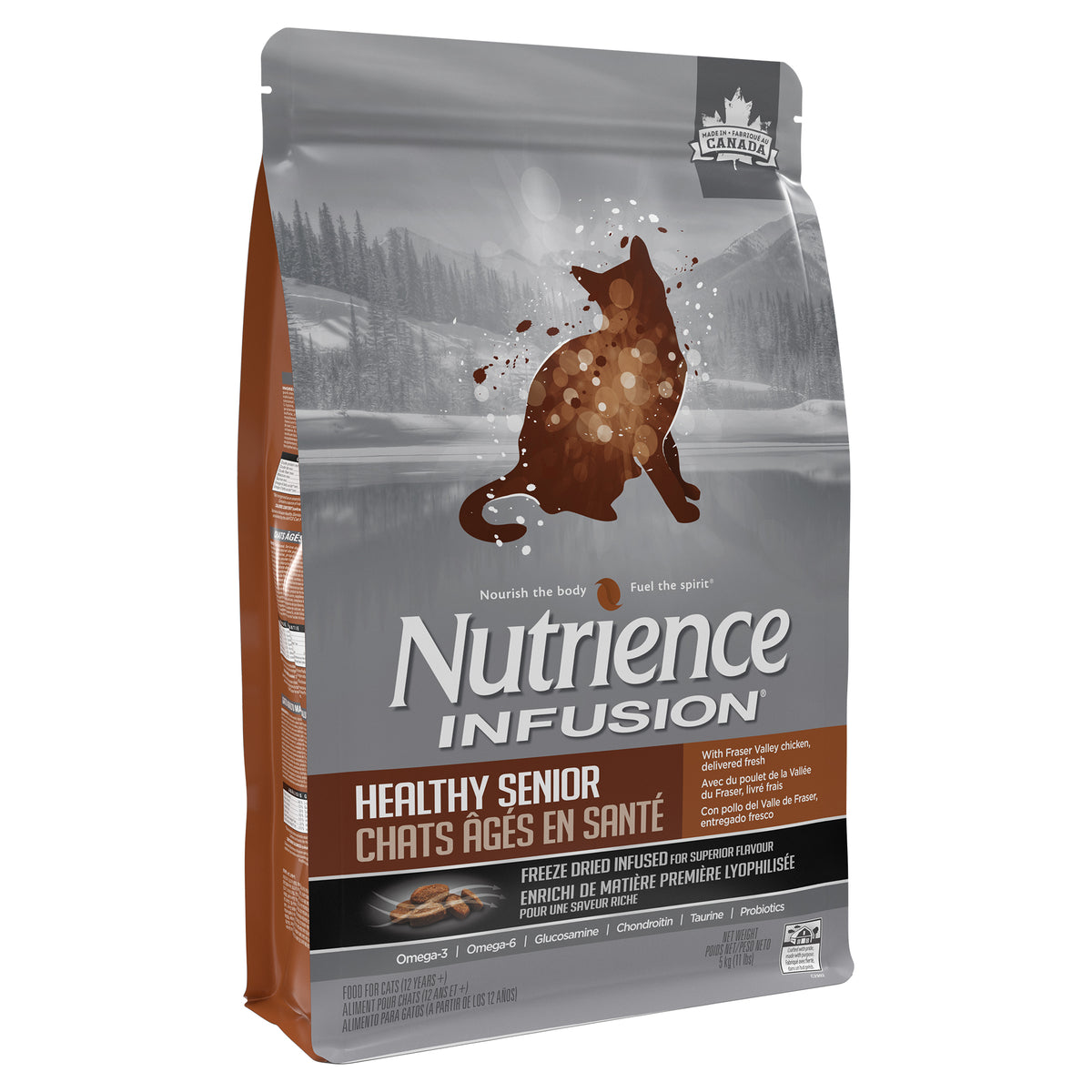 Nourriture Nutrience Infusion, Chats âgés en santé, Poulet, 5 kg