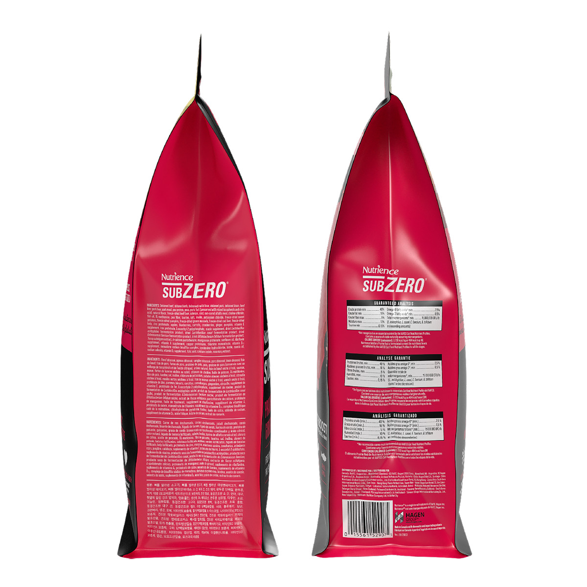 Nourriture Nutrience SubZero pour chats, Gibier des Prairies, 1,8 kg