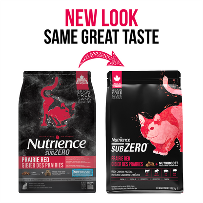 Nourriture Nutrience SubZero pour chats, Gibier des Prairies, 4,5 kg