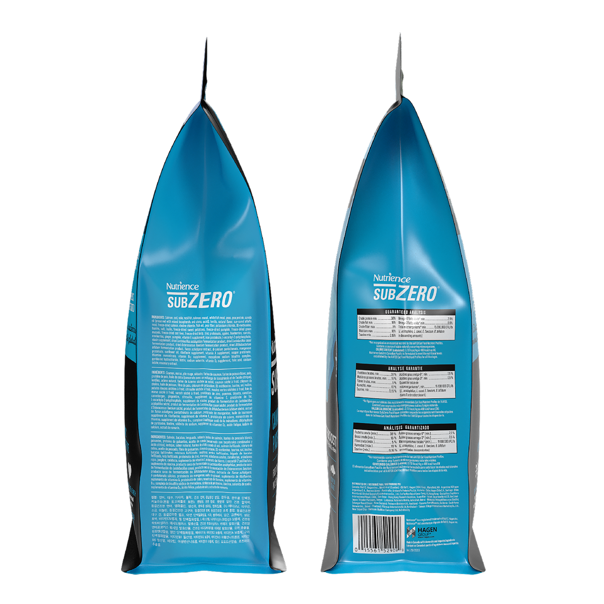 Nourriture Nutrience SubZero pour chats, Pacifique canadien, 1,8 kg
