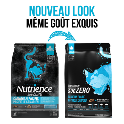 Nourriture Nutrience SubZero pour chats, Pacifique canadien, 4,5 kg