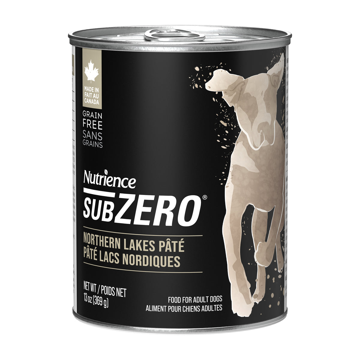 Pâté Nutrience SubZero pour chiens, Lacs nordiques, 369 g
