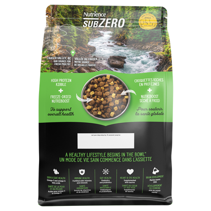 Nourriture Nutrience SubZero pour chiots, Vallée du Fraser, 1,8 kg
