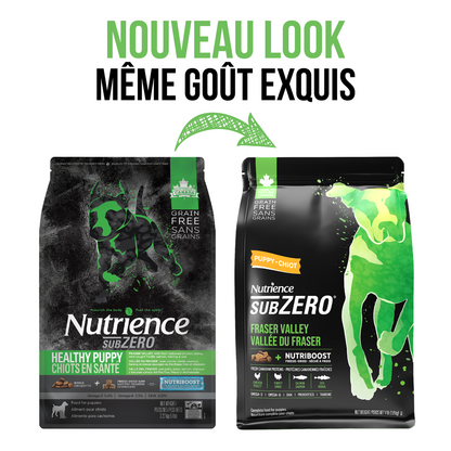 Nourriture Nutrience SubZero pour chiots, Vallée du Fraser, 1,8 kg