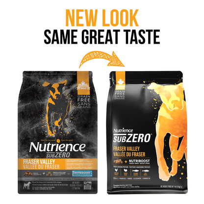 Nourriture Nutrience SubZero pour chiens, Vallée du Fraser, 1,8 kg