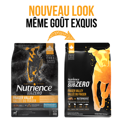 Nourriture Nutrience SubZero pour chiens, Vallée du Fraser, 4,5 kg