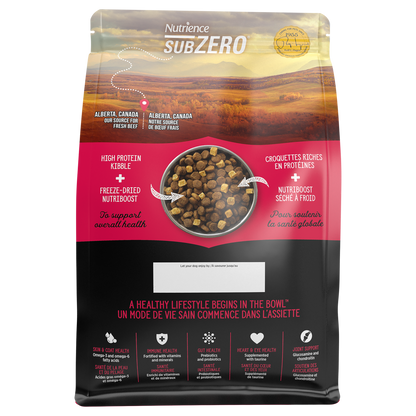 Nourriture Nutrience SubZero pour chiens, Gibier des Prairies, 1,8 kg
