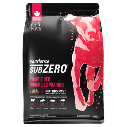 Nourriture Nutrience SubZero pour chiens, Gibier des Prairies, 1,8 kg