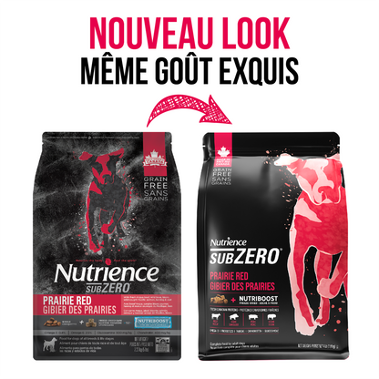 Nourriture Nutrience SubZero pour chiens, Gibier des Prairies, 1,8 kg
