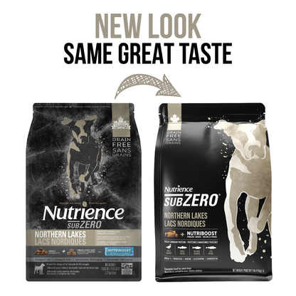 Nourriture Nutrience SubZero pour chiens, Lacs nordiques, 1,8 kg