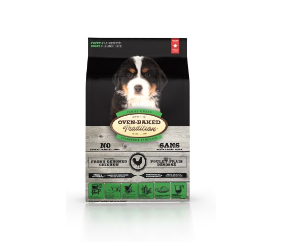 Nourriture OBT pour chiot de grande race au poulet