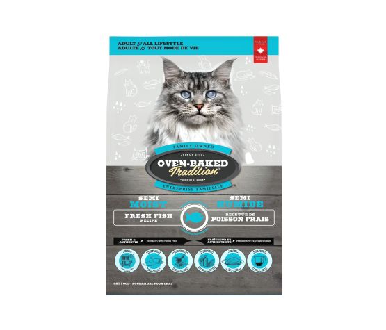 Nourriture semi-humide pour chats au poisson - Oven-Baked Tradition