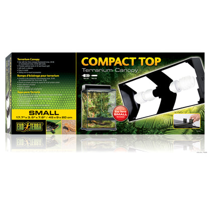 Couvercle d’éclairage Compact Top Exo Terra, petit, 45 x 9 x 20 cm (17,7 x 3,5 x 7,8 po)